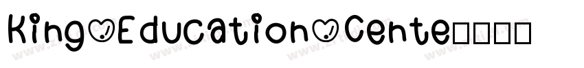 King Education Cente字体转换